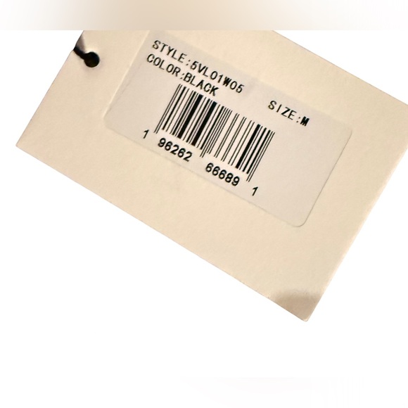 LNDN Denim‎ Black Deep V Denim Bra Top size Large - Picture 4 of 6